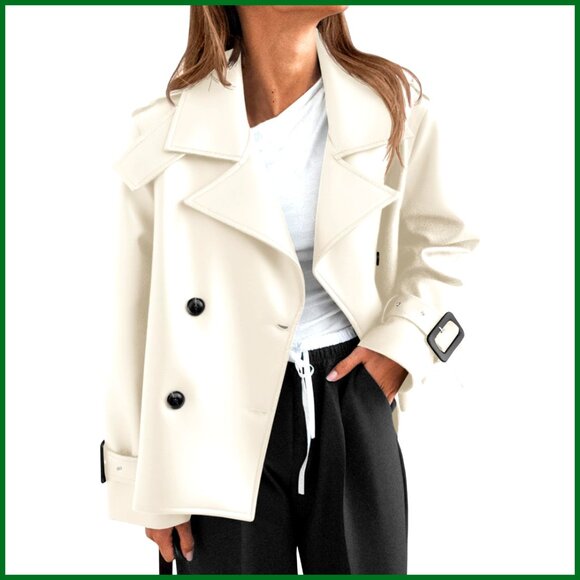 Textured Faux Leather Jacket Oversized Button Down Motorcycle Style